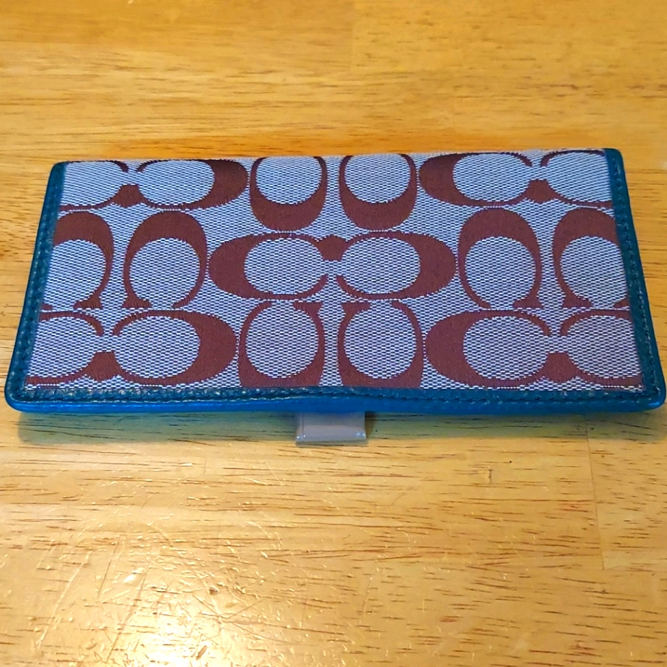 Coach Checkbook Wallet